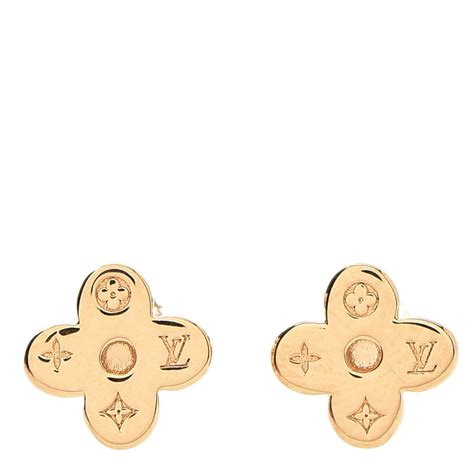 louis vuitton earrings flower|Louis Vuitton earrings clover.